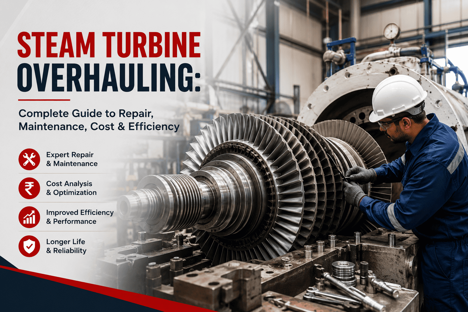 Steam Turbine Overhauling: Complete Guide to Repair, Maintenance, Cost & Efficiency